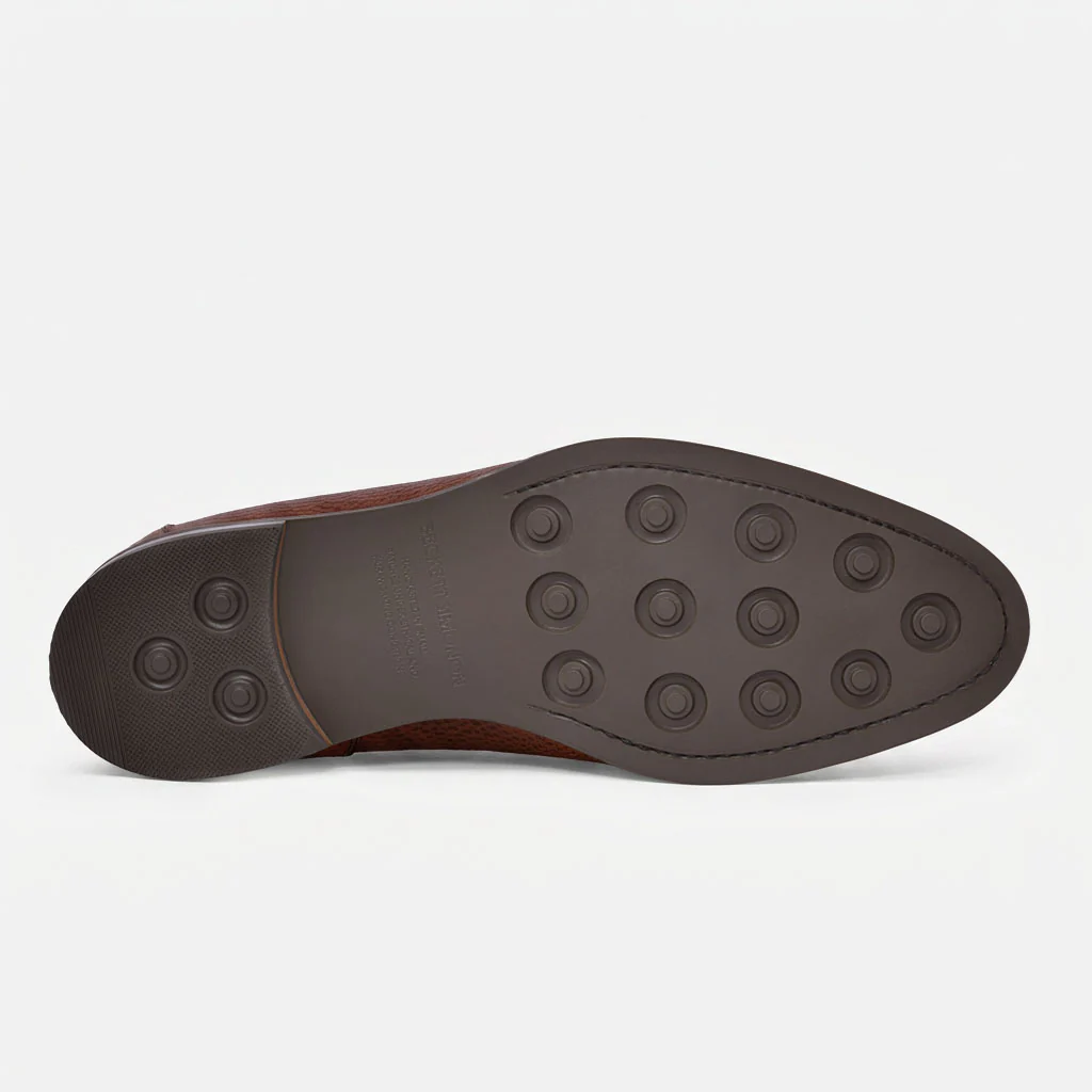 Archie Belted Loafer - Men’s Pebbled Leather - Image 24