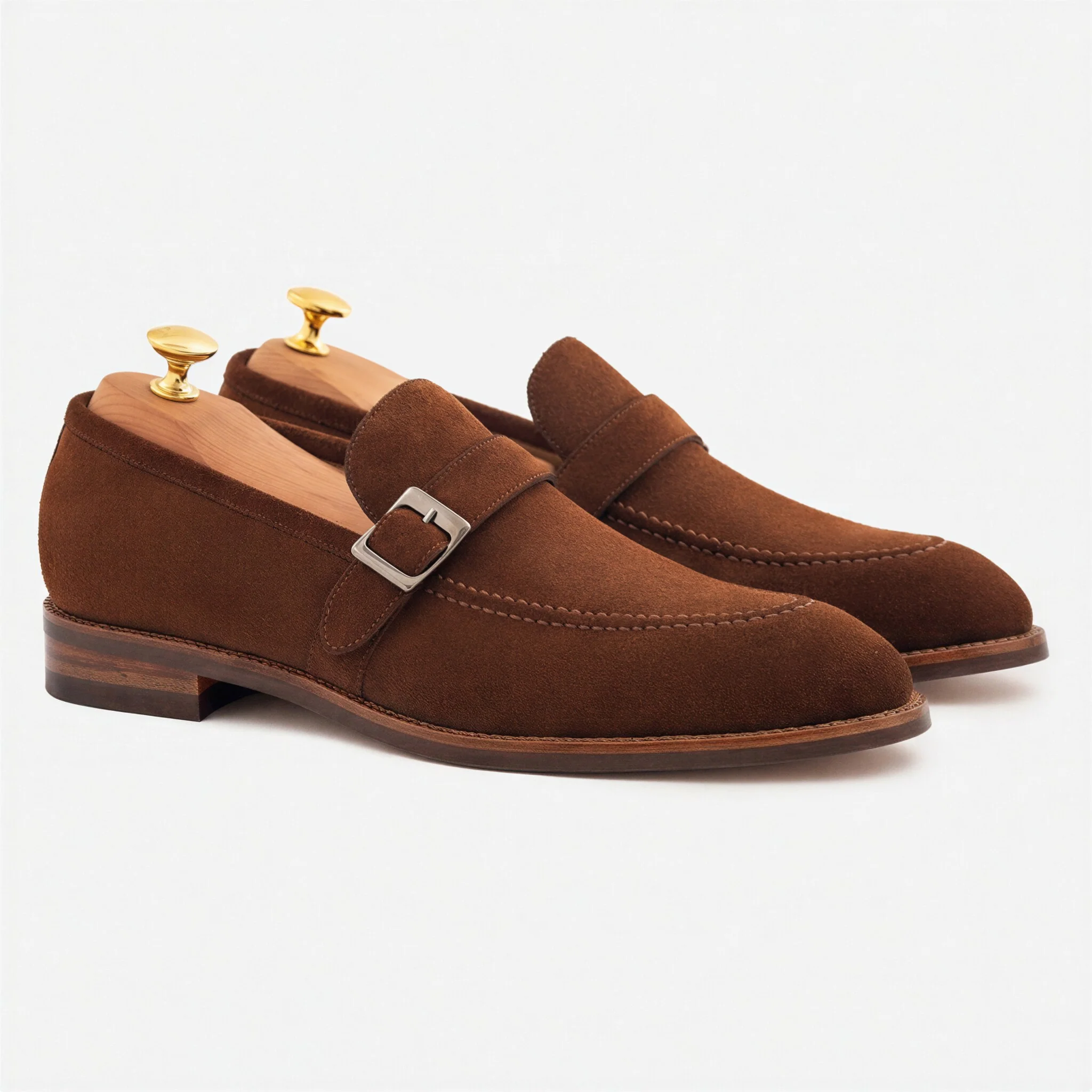 Archie Belted Loafer - Men’s Water-Repellent Suede - Image 19