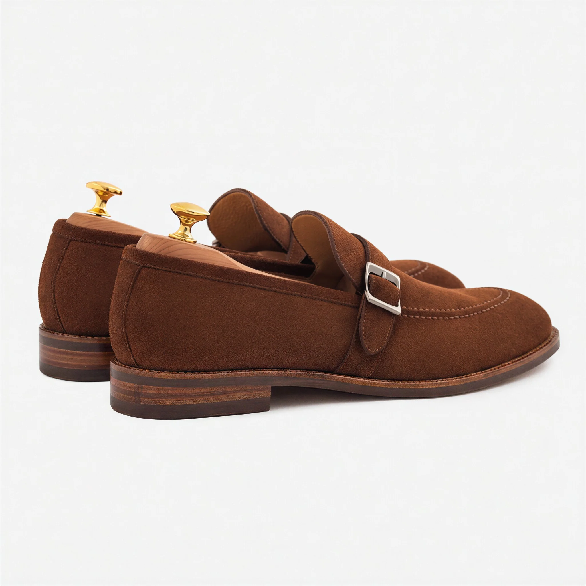 Archie Belted Loafer - Men’s Water-Repellent Suede - Image 21
