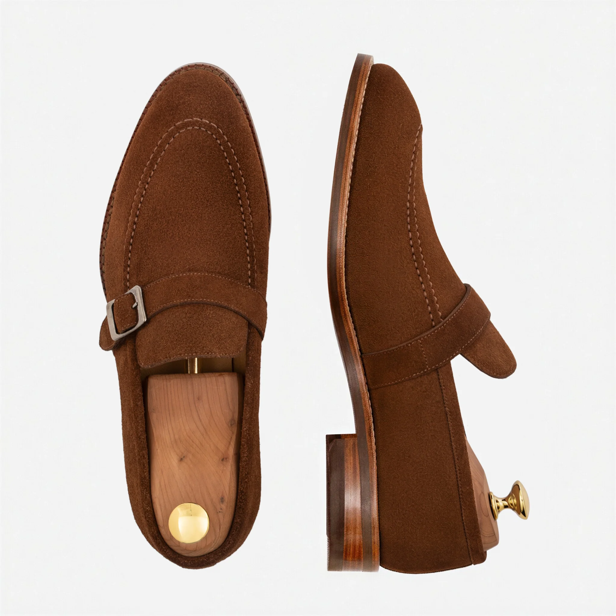 Archie Belted Loafer - Men’s Water-Repellent Suede - Image 22