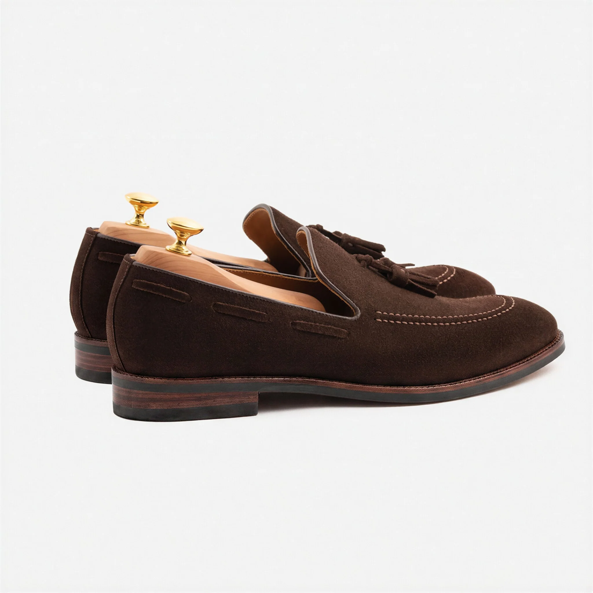 Bernard Tassel Loafers - Suede - Men's - Image 15