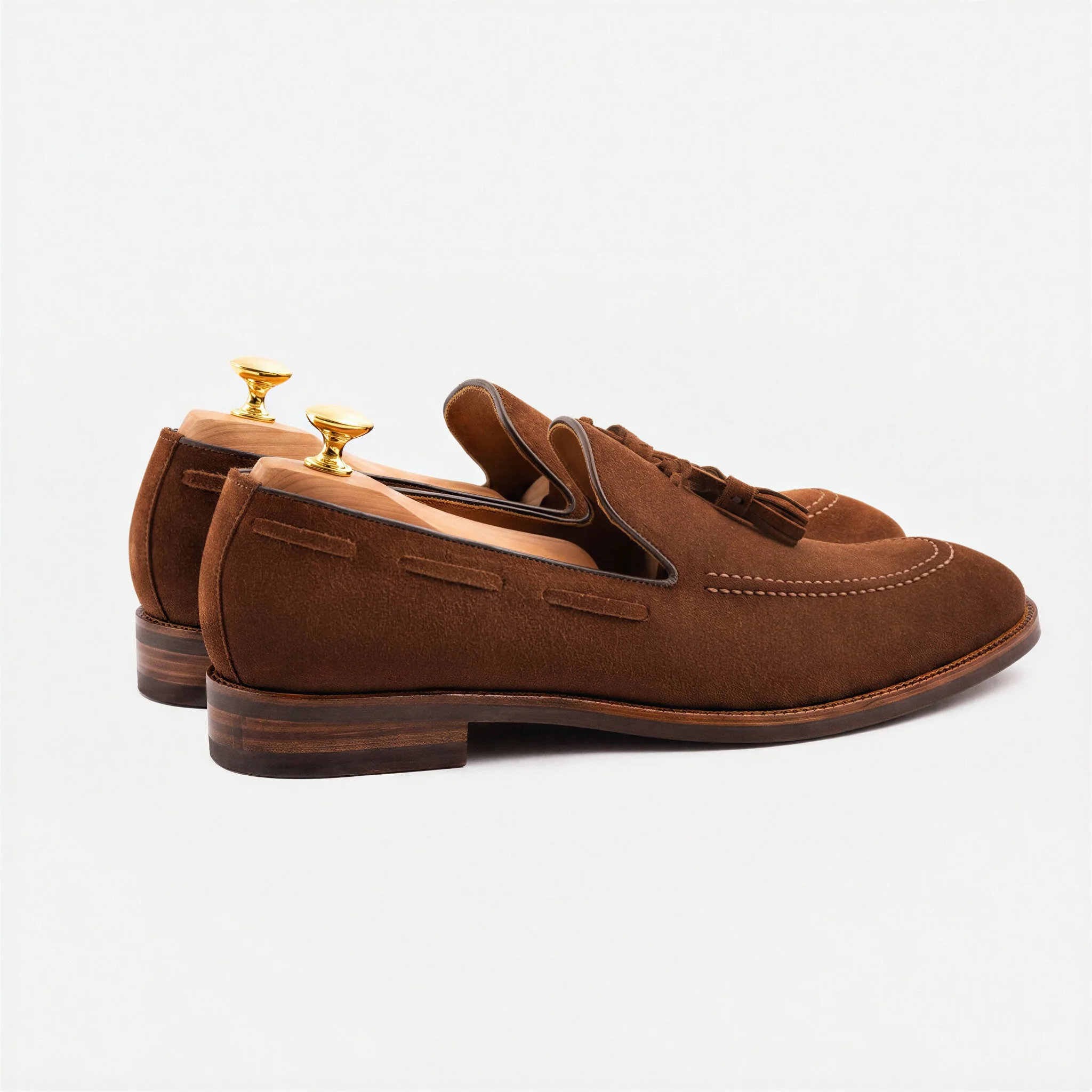 Bernard Tassel Loafers - Suede - Men's - Image 21