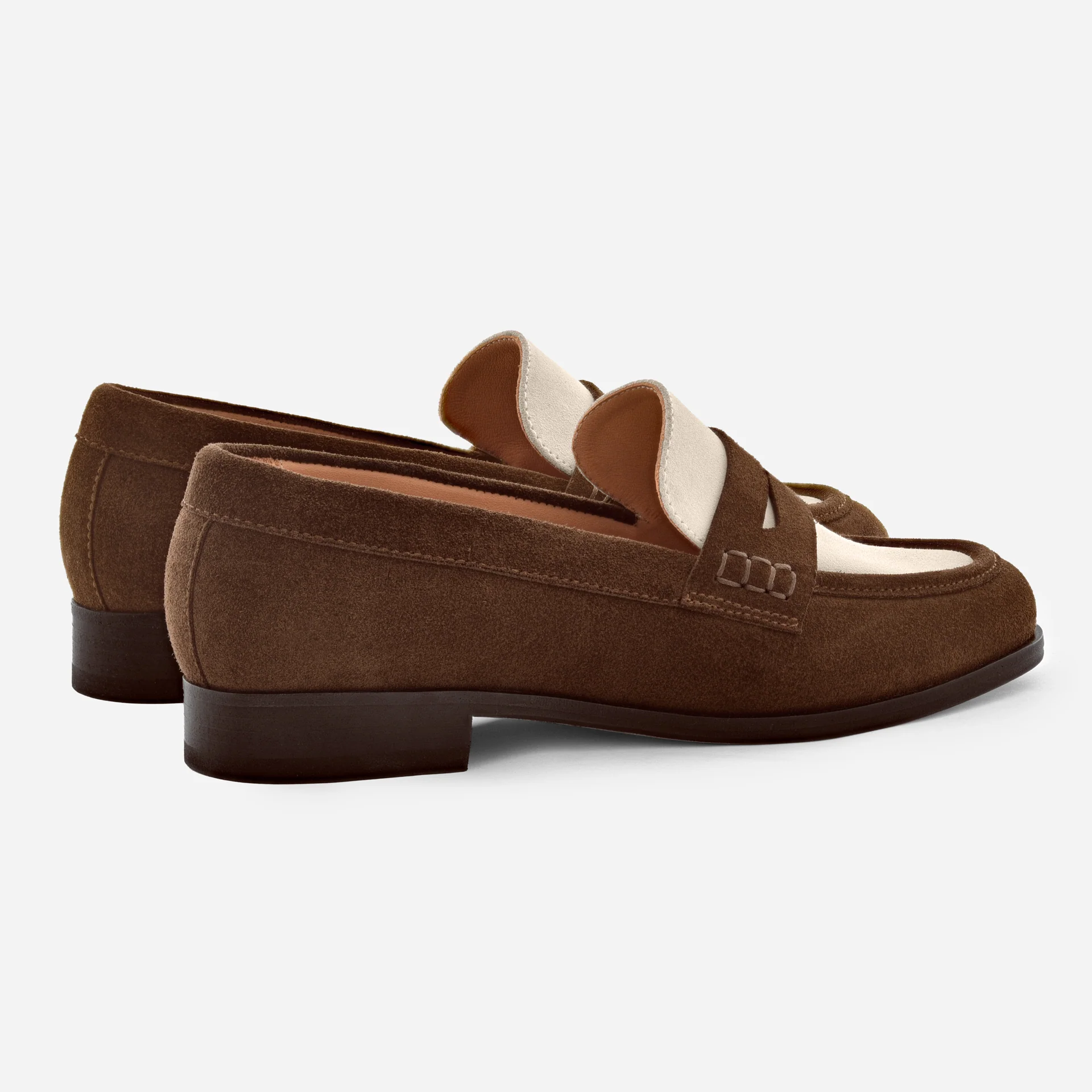 Camille Penny Loafers - Water Repellent Suede - Women's - Image 3