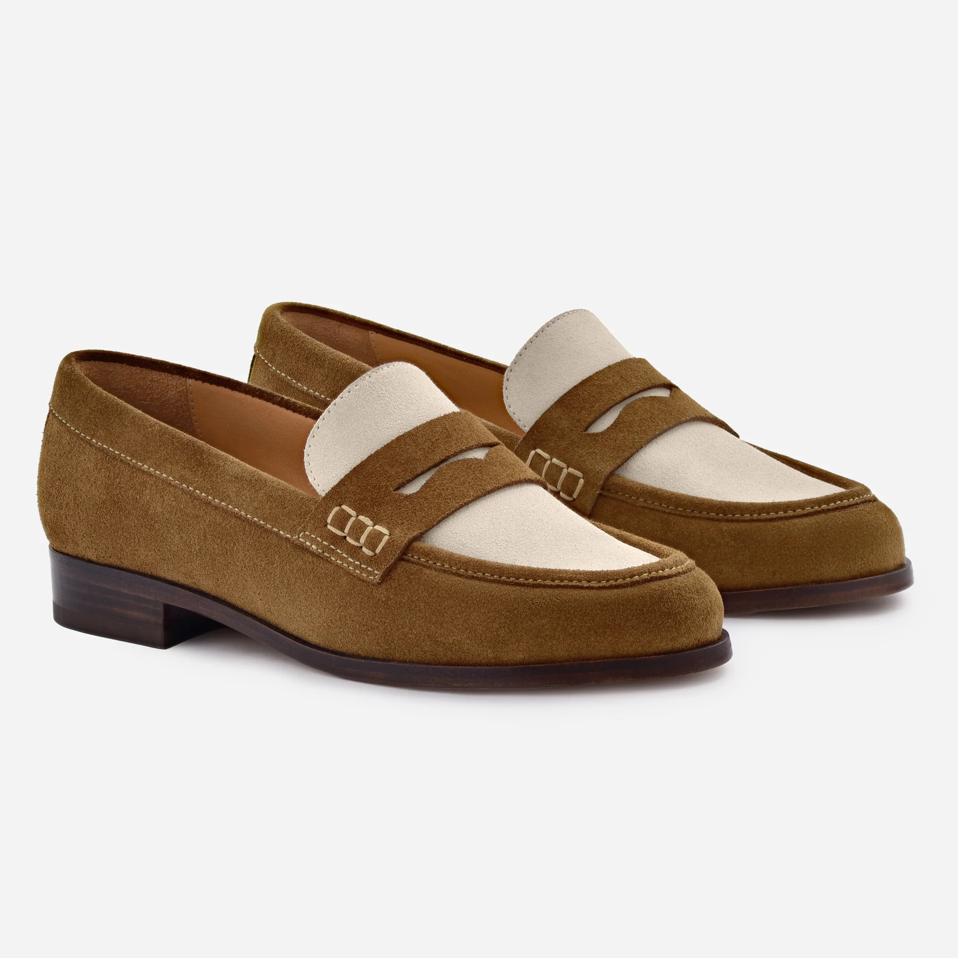 Camille Penny Loafers - Water Repellent Suede - Women's - Image 6