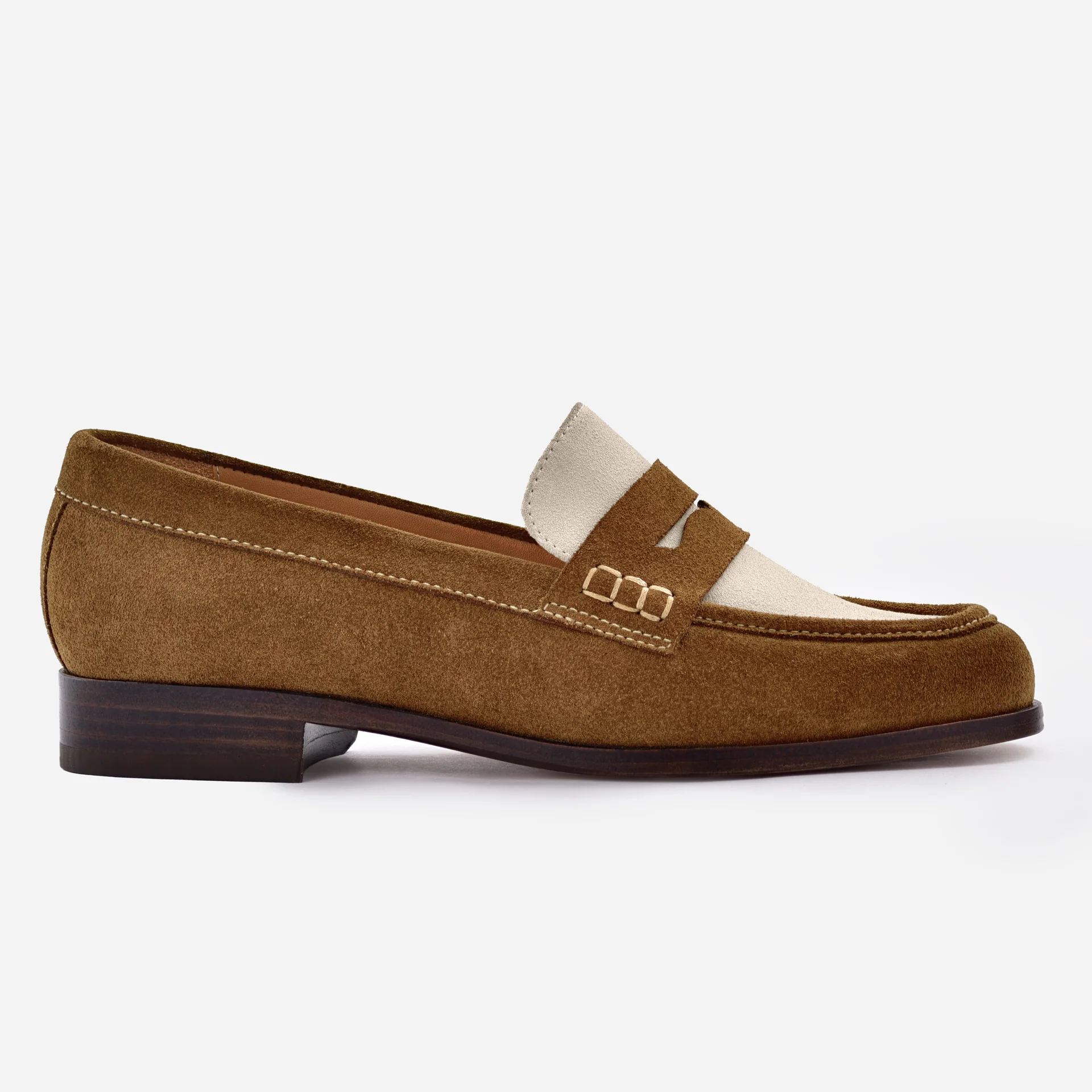 Camille Penny Loafers - Water Repellent Suede - Women's - Image 7