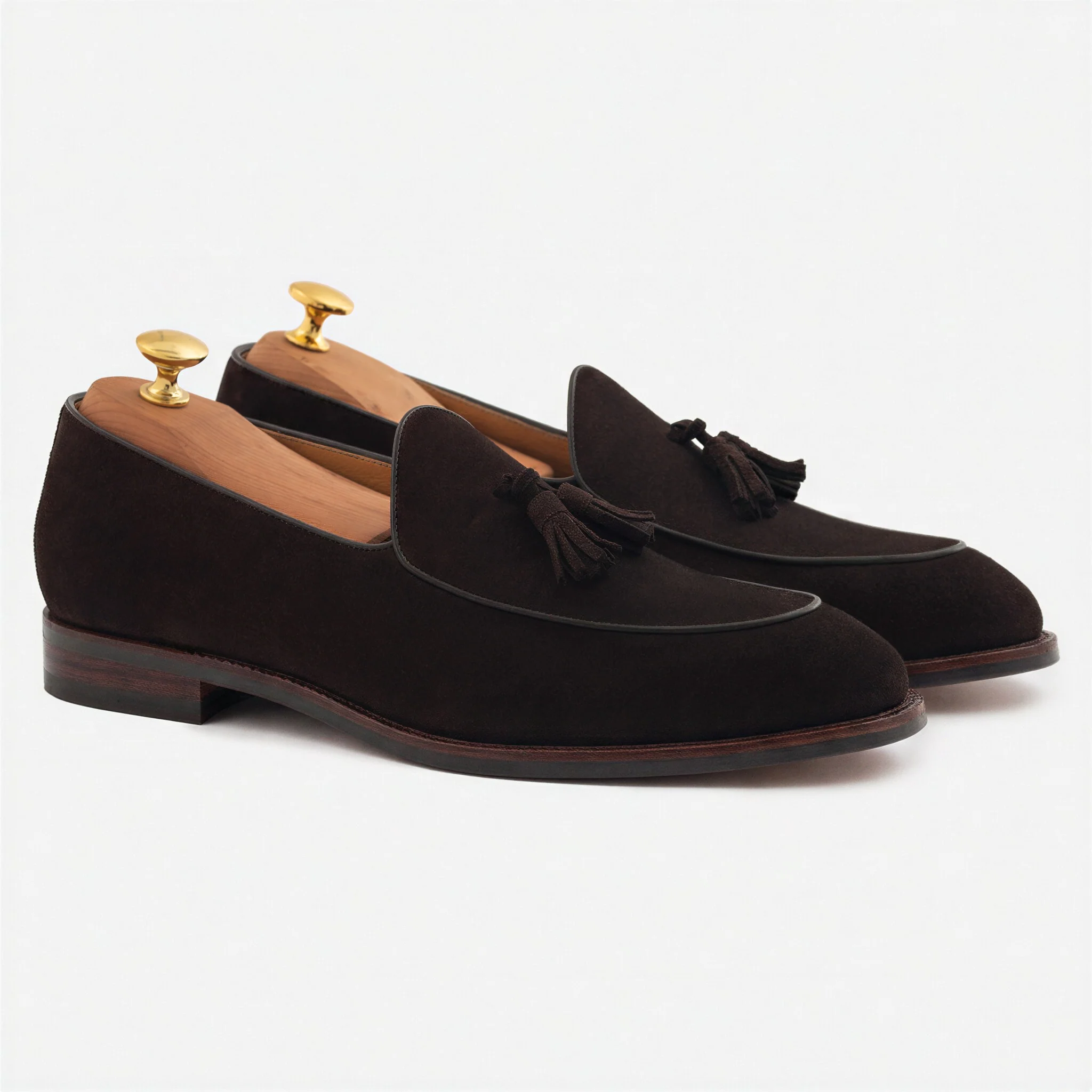 Perry Belgian Loafer - Men’s Water-Repellent Suede - Image 13