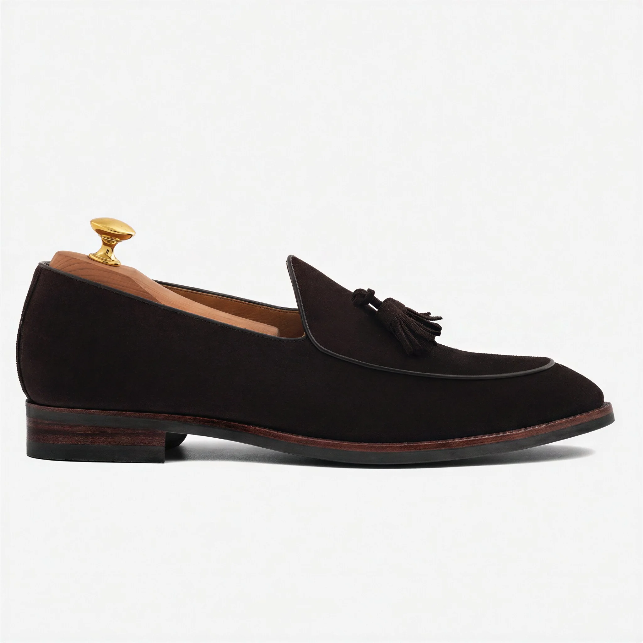 Perry Belgian Loafer - Men’s Water-Repellent Suede - Image 14