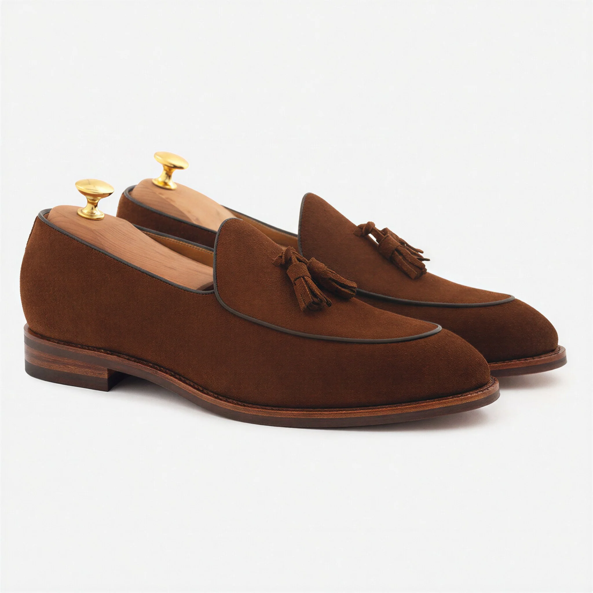 Perry Belgian Loafer - Men’s Water-Repellent Suede - Image 19