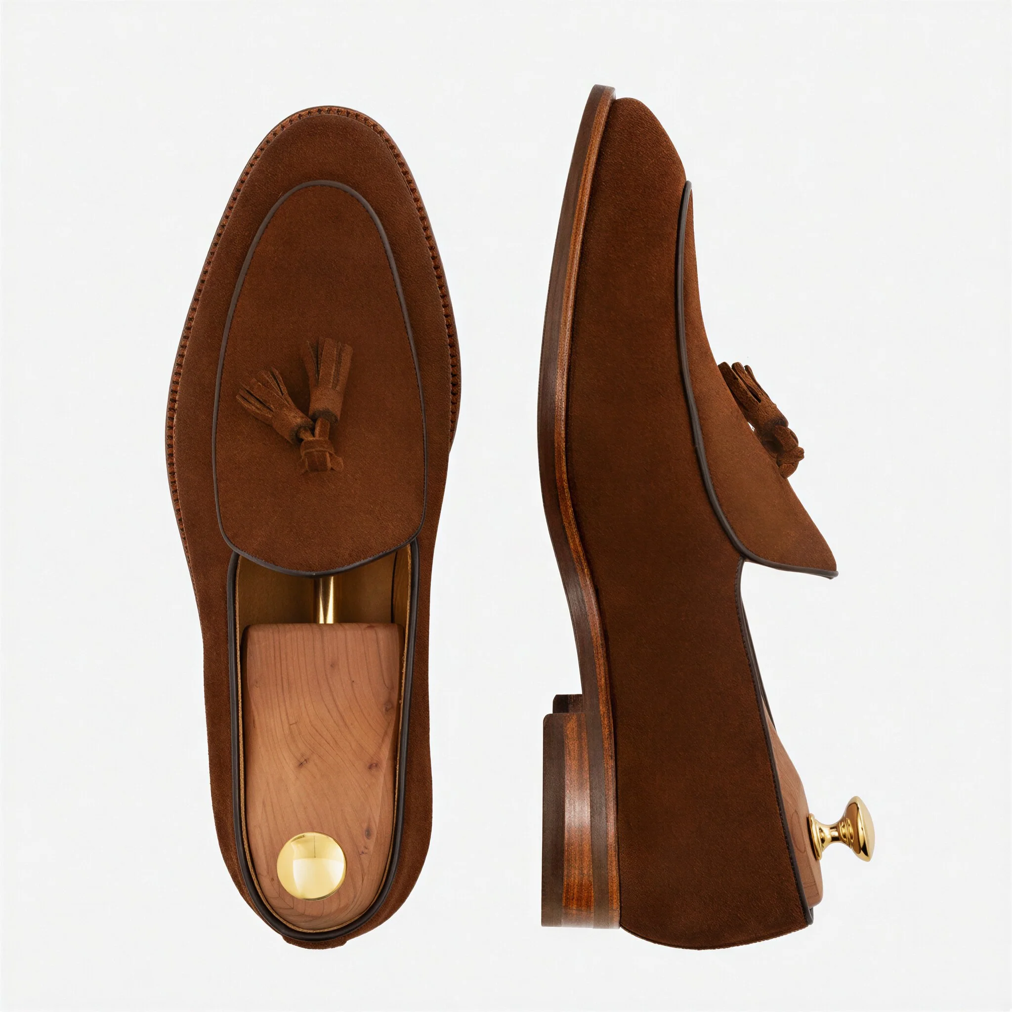Perry Belgian Loafer - Men’s Water-Repellent Suede - Image 22