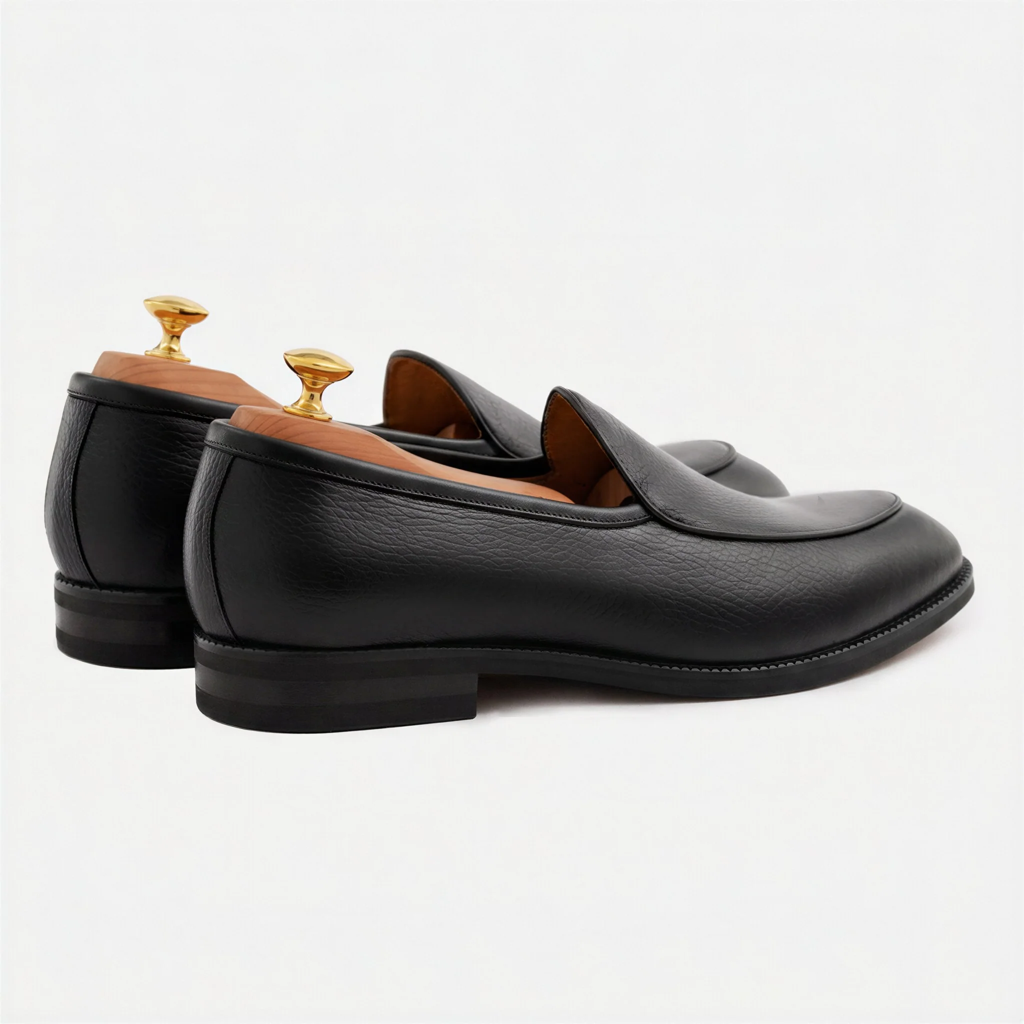 Vincent Belgian Loafers - Pebbled Leather - Men's - Image 15